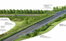 公路两侧绿化设计，公路两侧绿化设计图