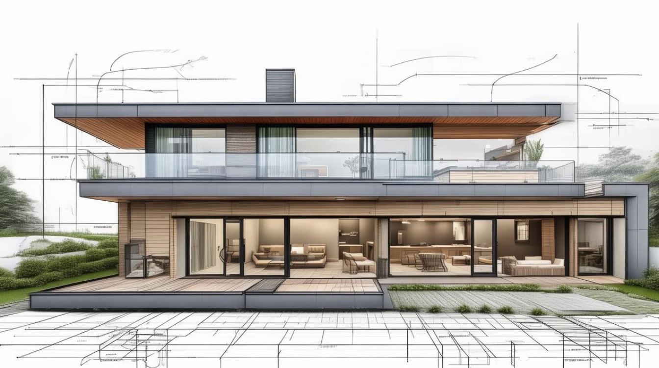 如何设计现代双门面住宅？实用方案解析-图1