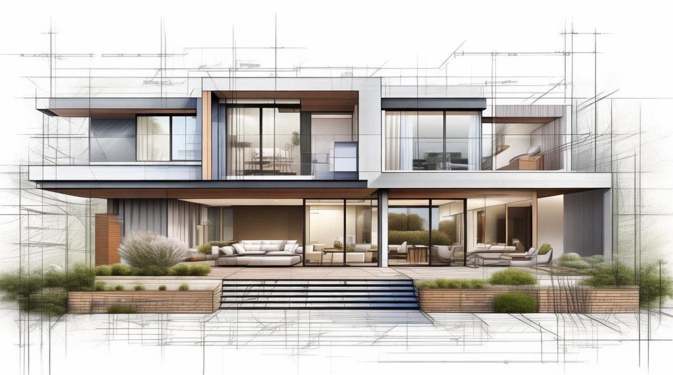 如何设计现代双门面住宅？实用方案解析-图2
