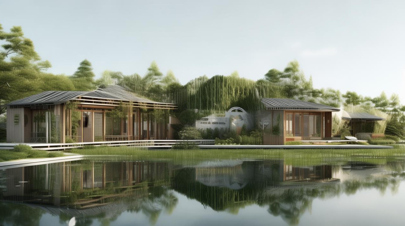 如何设计融合生态与美学的湖泊建筑方案？-图2