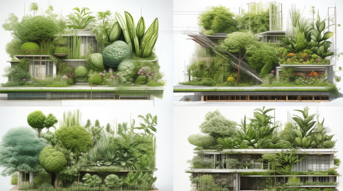 如何绘制平面设计中的植被？建筑设计的植被表现技巧-图1
