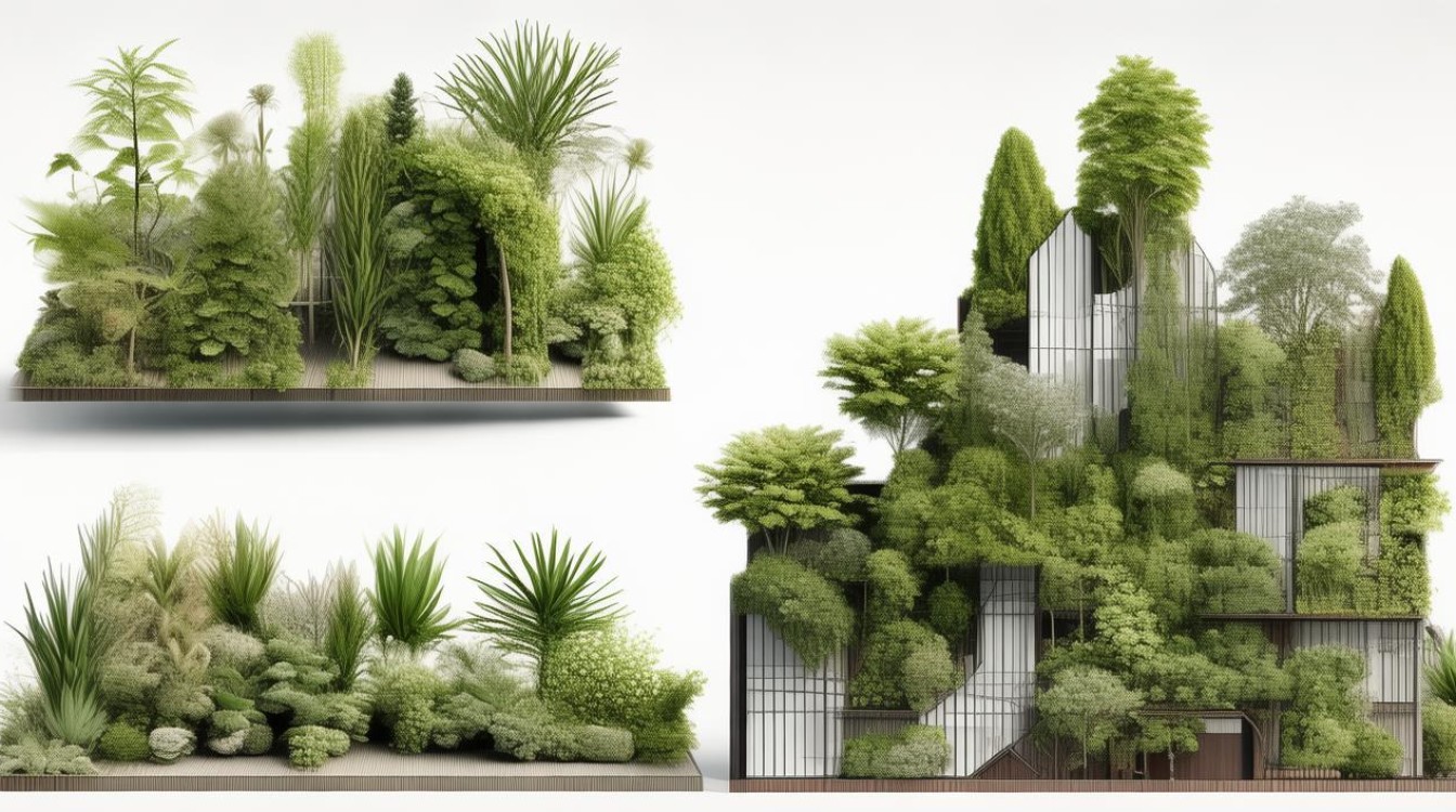 如何绘制平面设计中的植被？建筑设计的植被表现技巧-图2