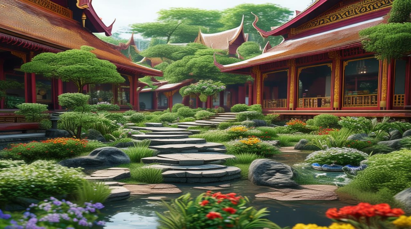 泰式园林设计如何融合艺术与科学？-图4