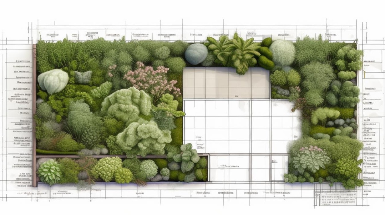 植物景观设计平面图如何提升建筑设计效果？-图1