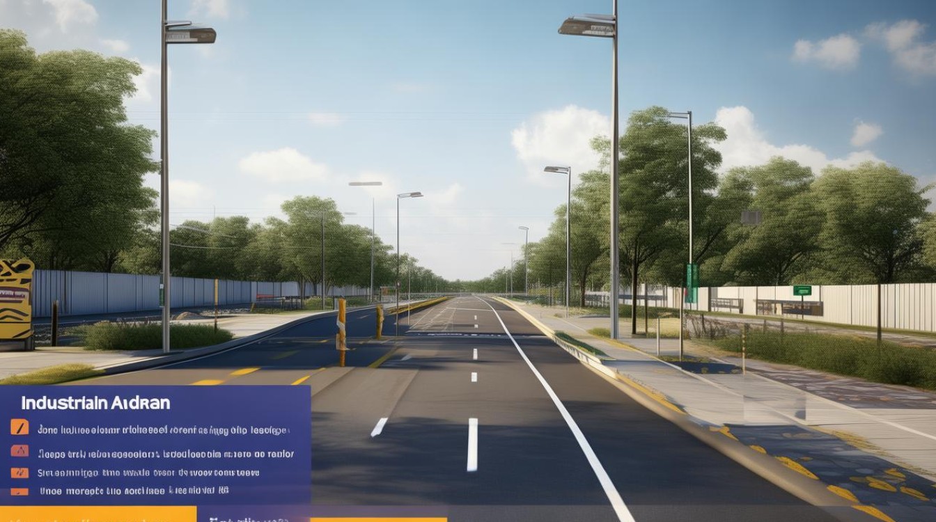 工业区道路设计有哪些关键要素和最新实践？-图2