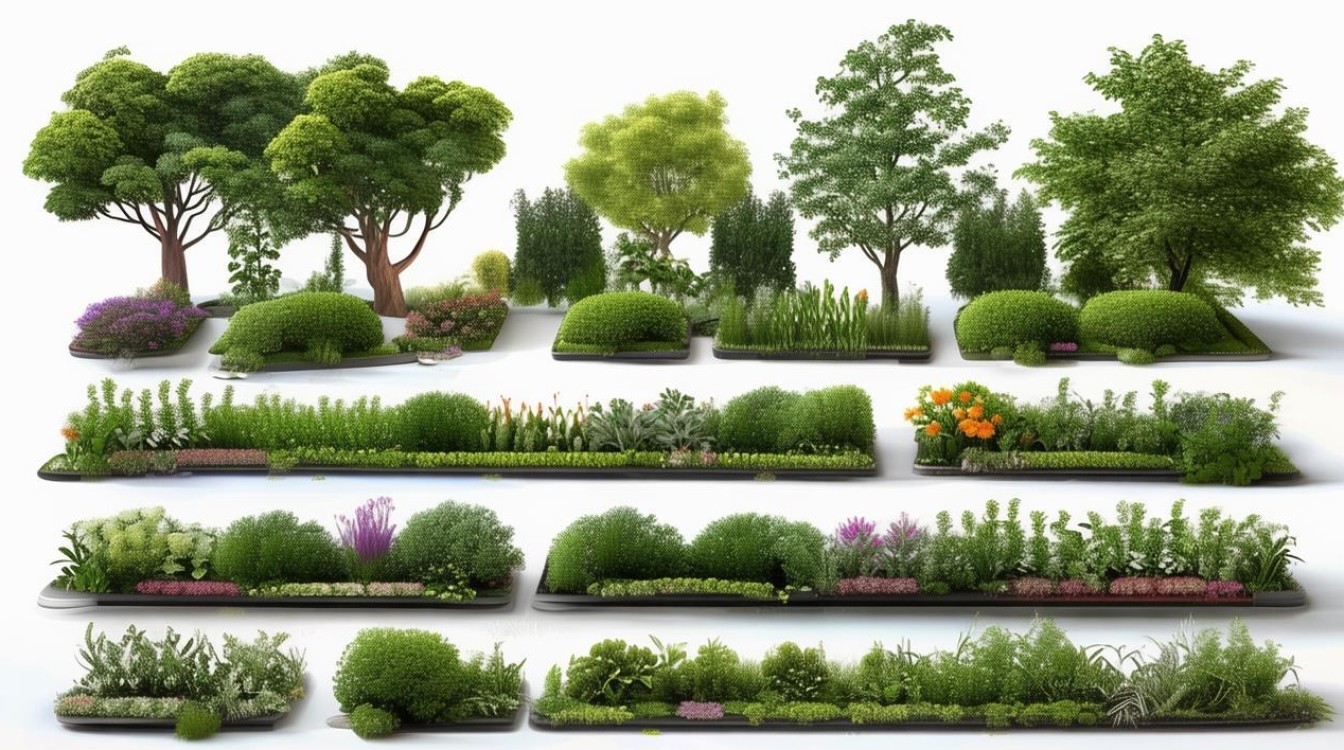 组团植物配置设计有哪些要点？-图1