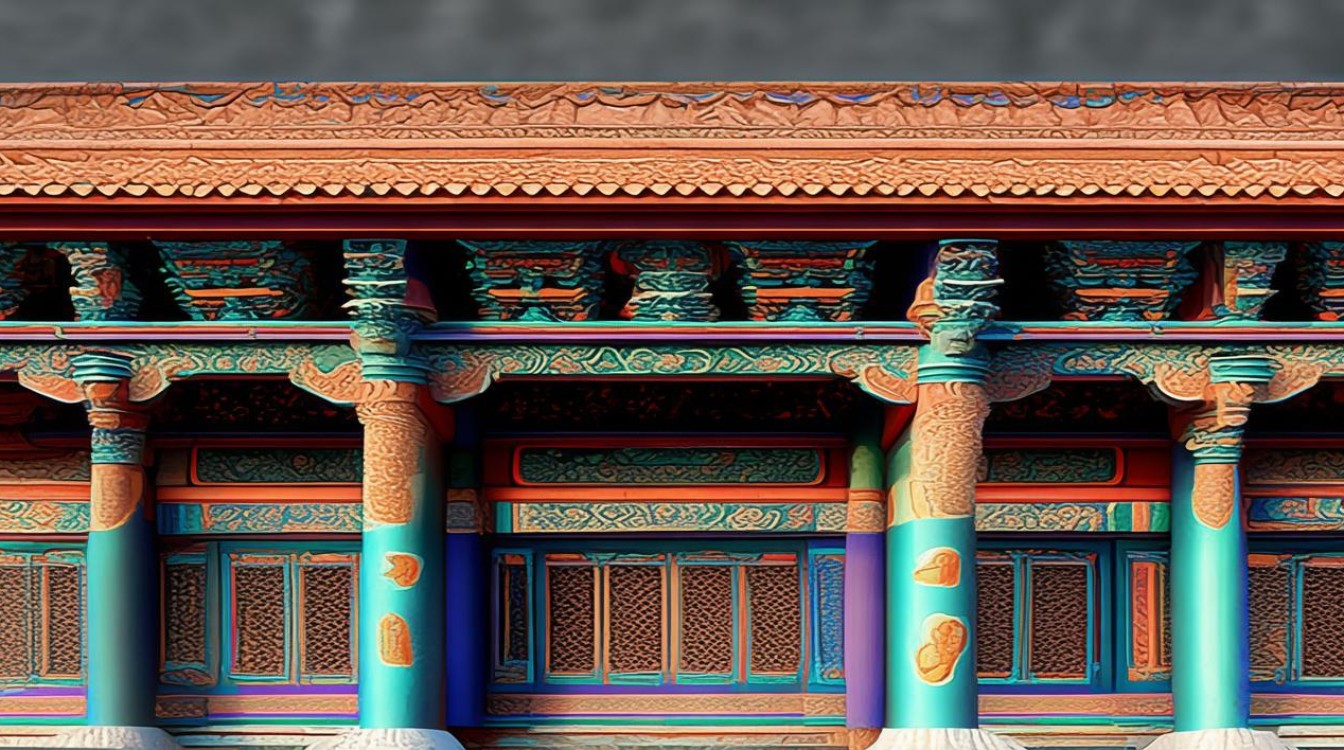 庙宇彩绘设计图如何体现建筑艺术与文化内涵？-图4