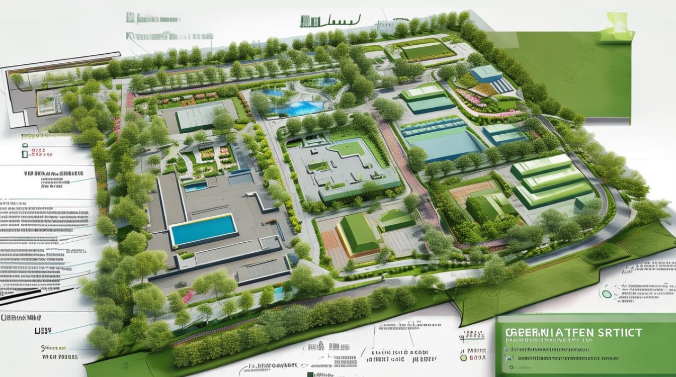 商业区绿地设计平面图有哪些关键要素与创新实践？-图2
