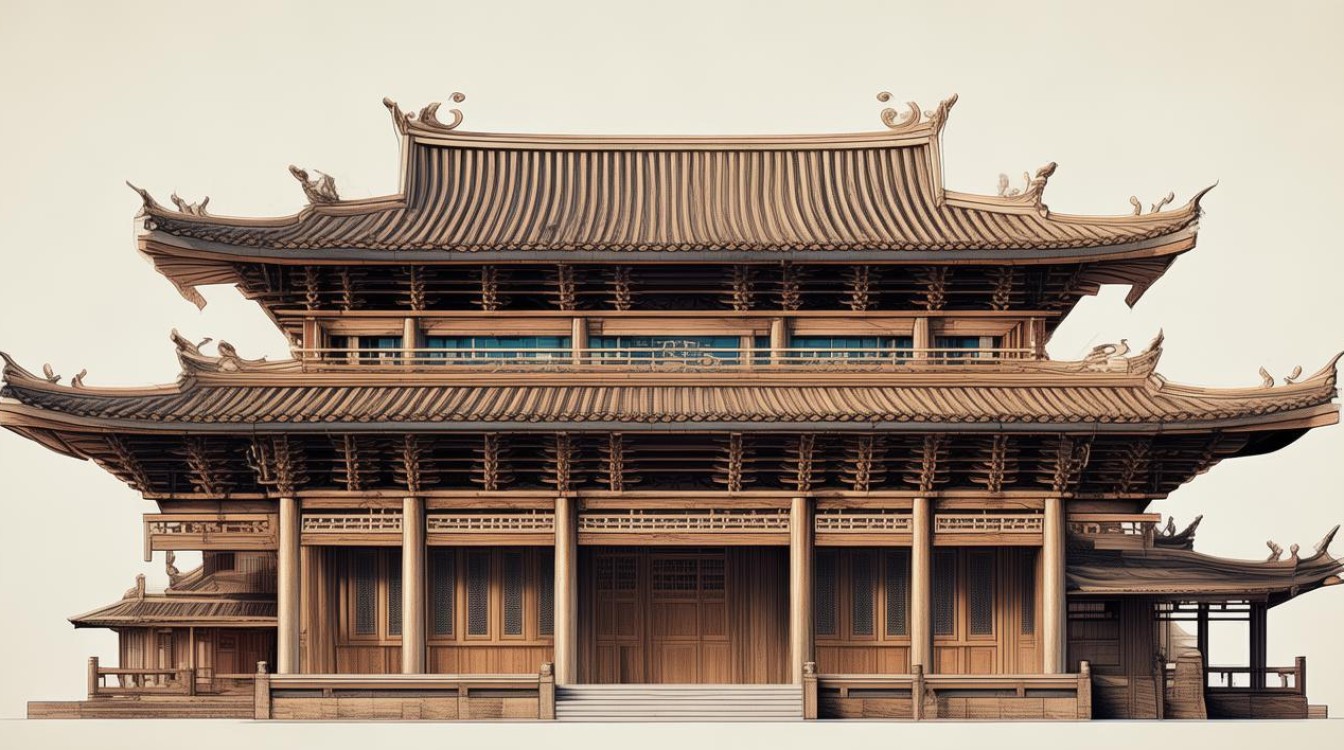如何将传统与现代建筑智慧融入庙宇设计图中？-图2