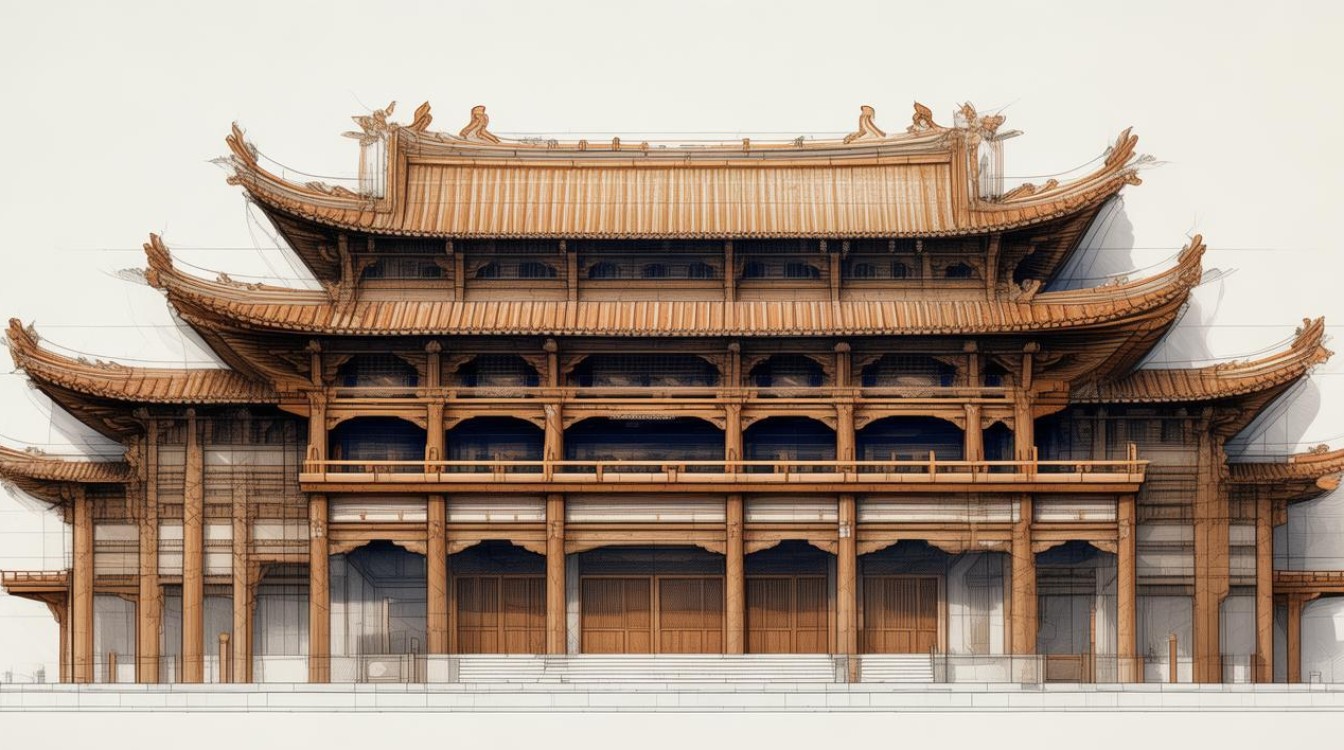 如何将传统与现代建筑智慧融入庙宇设计图中？-图4