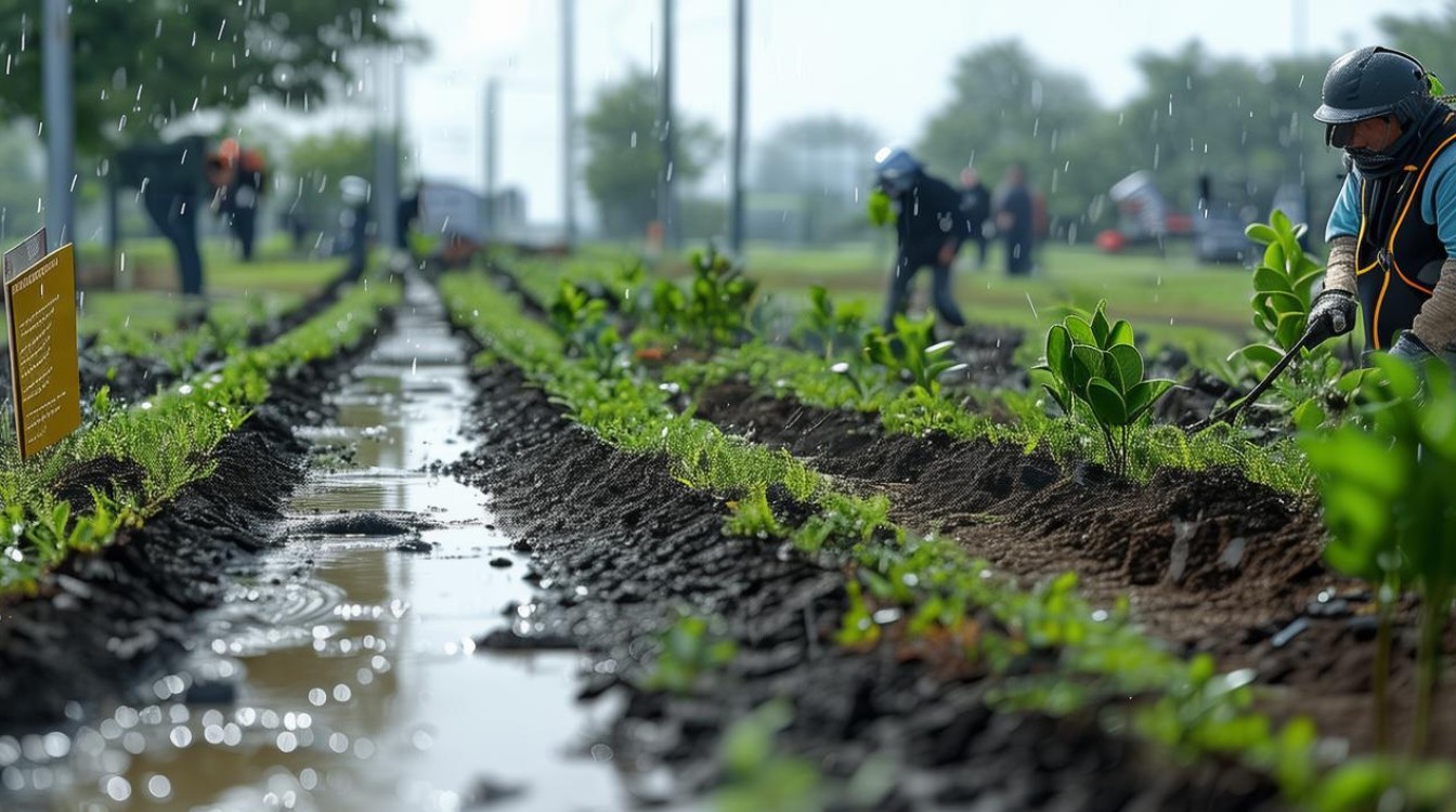 景观绿化工程冬雨季施工有哪些关键技术与最新实践？-图2