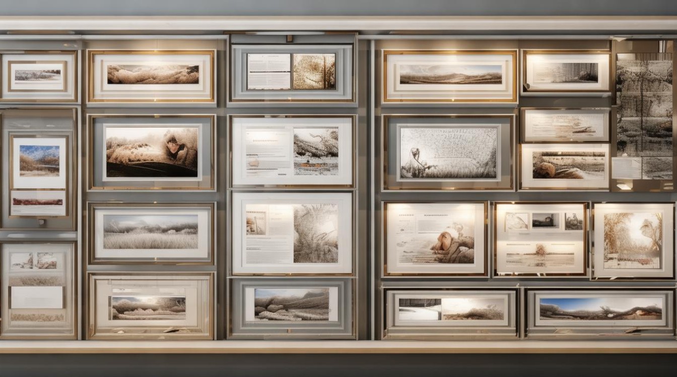 相框展示墙设计，相框展示墙设计图-图1