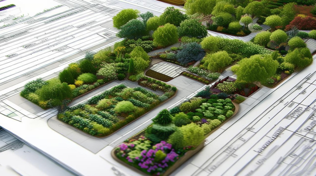园林设计植物cad平面，园林设计植物cad平面图-图1