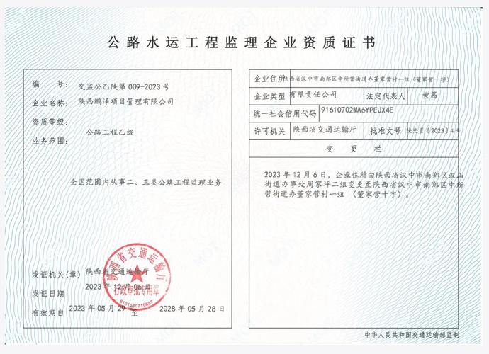 水利工程建设监理单位资质管理办法