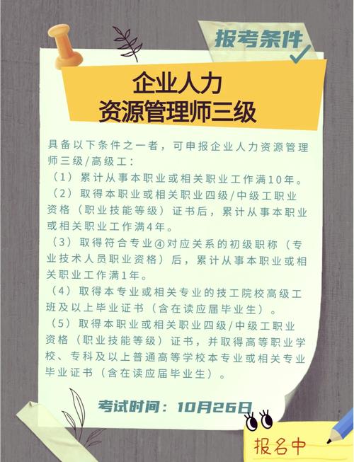 人力资源管理师可以自己报名吗