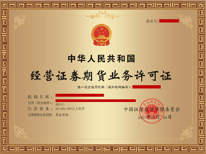 期货投资咨询资格申请