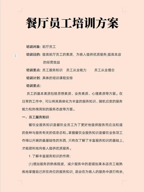 餐饮店长培训ppt