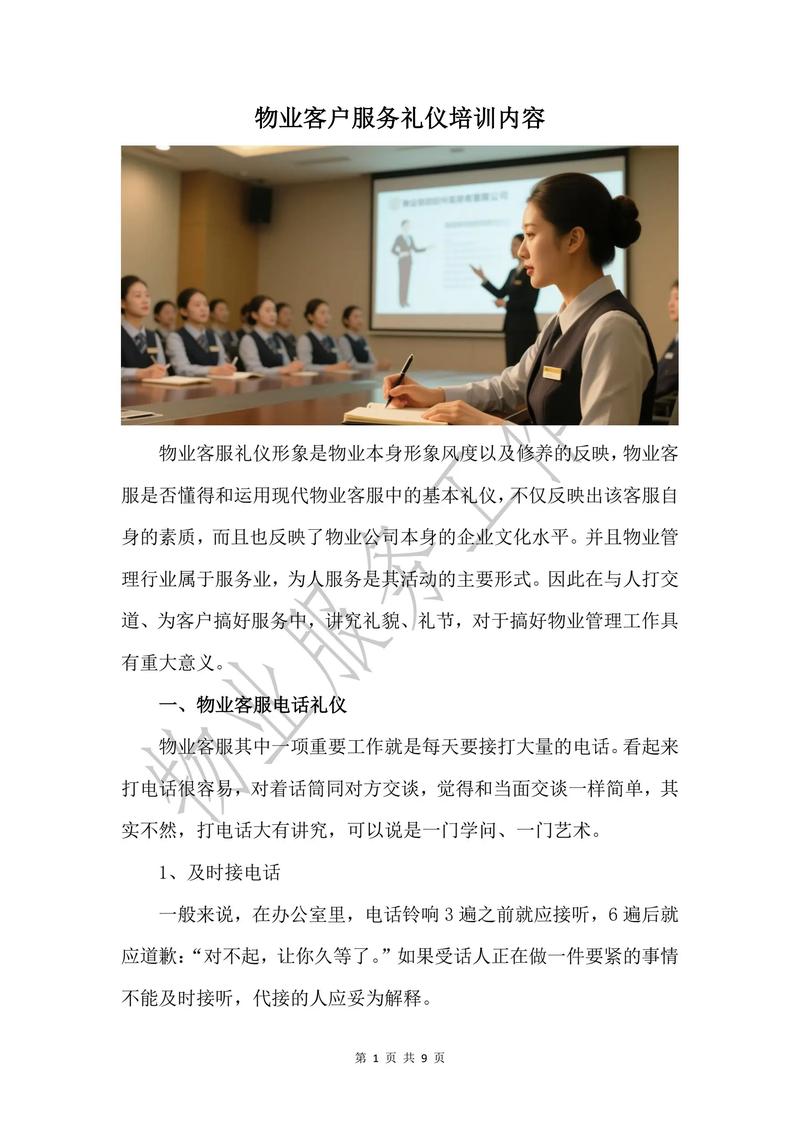 接待服务培训课程