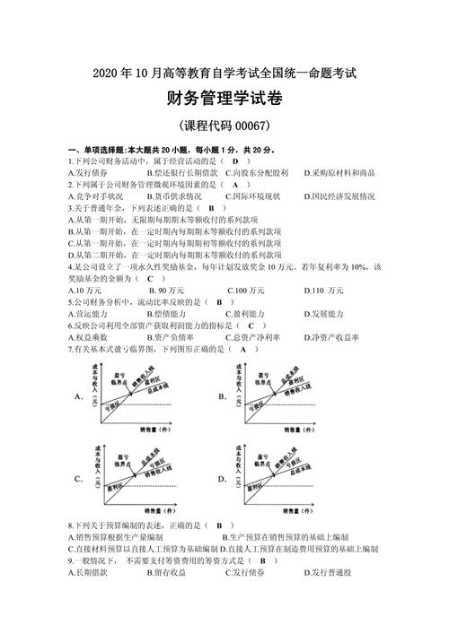 cpa 真题 财务管理